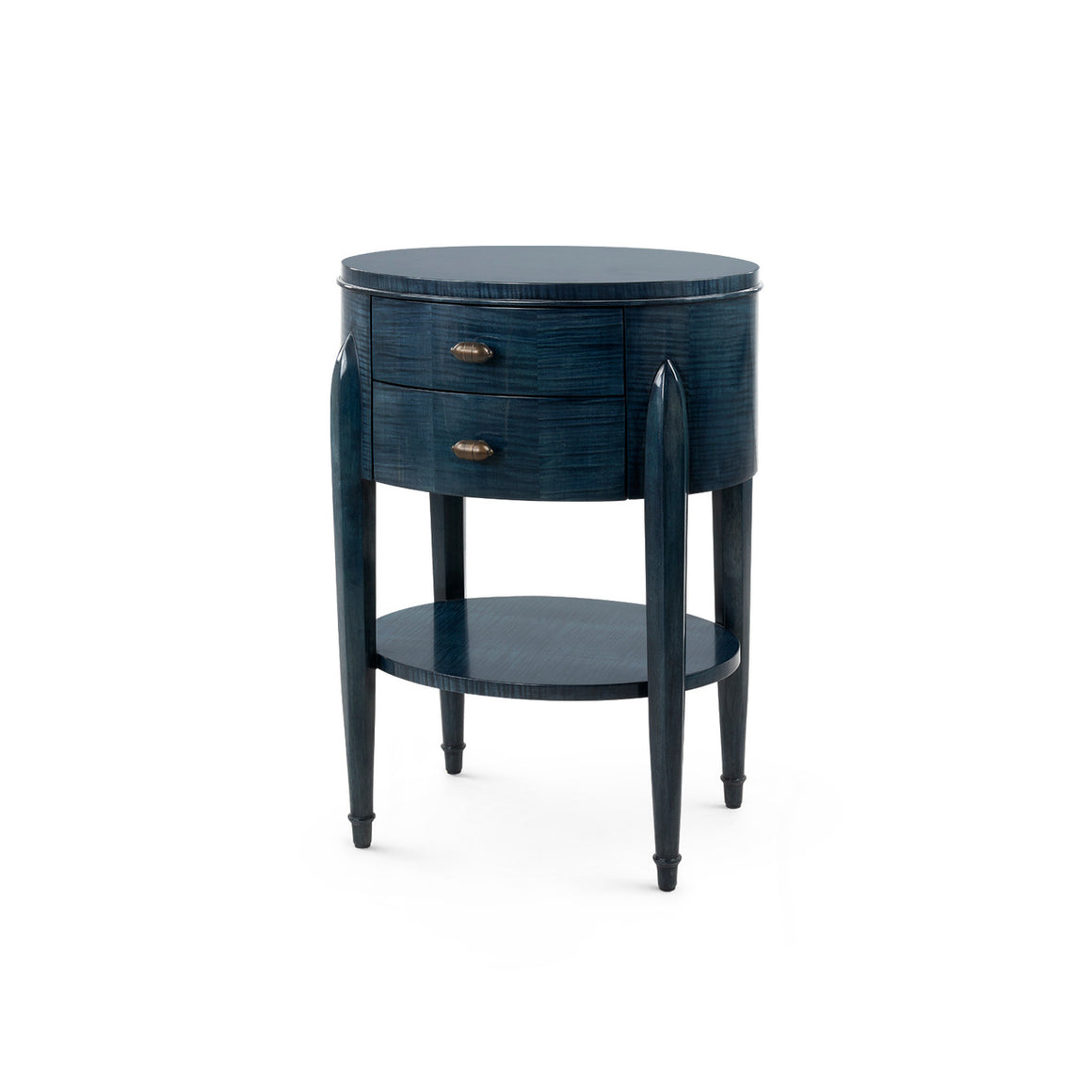 Natalie 2-Drawer End Table, Dusky Ocean | Natalie Collection | Villa & House