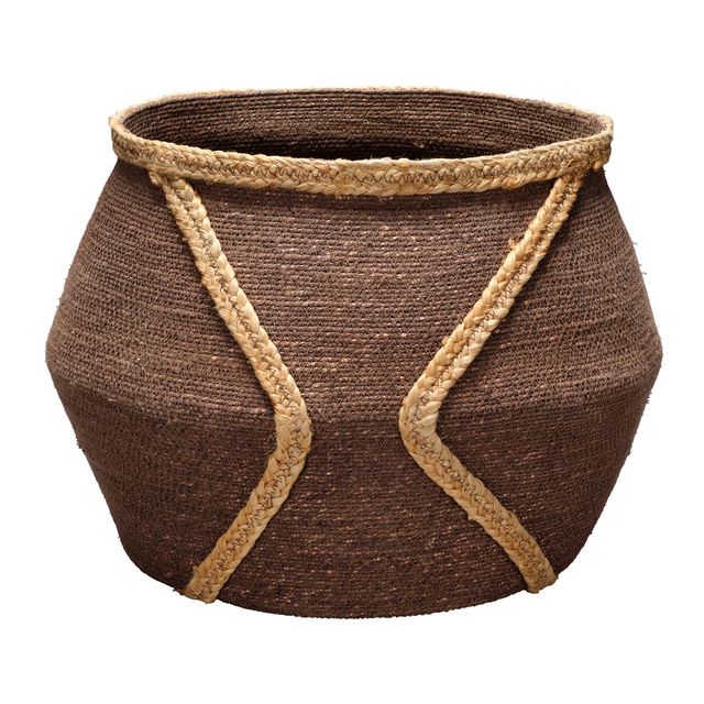 Python Seagrass Basket, Brown