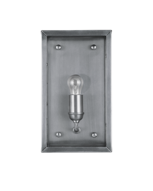 Royster Silver Outdoor Wall Sconce