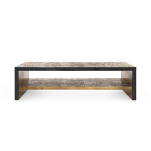 Odeon Coffee Table/Bench, Antique Brass and Dark Bronze | Odeon Collection | Villa & House