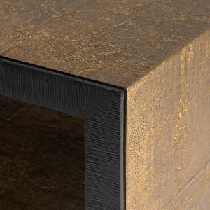 Odeon Coffee Table/Bench, Antique Brass and Dark Bronze | Odeon Collection | Villa & House