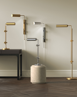 Satire Nickel Swing-Arm Wall Sconce