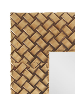 Margam Square Brass Mirror