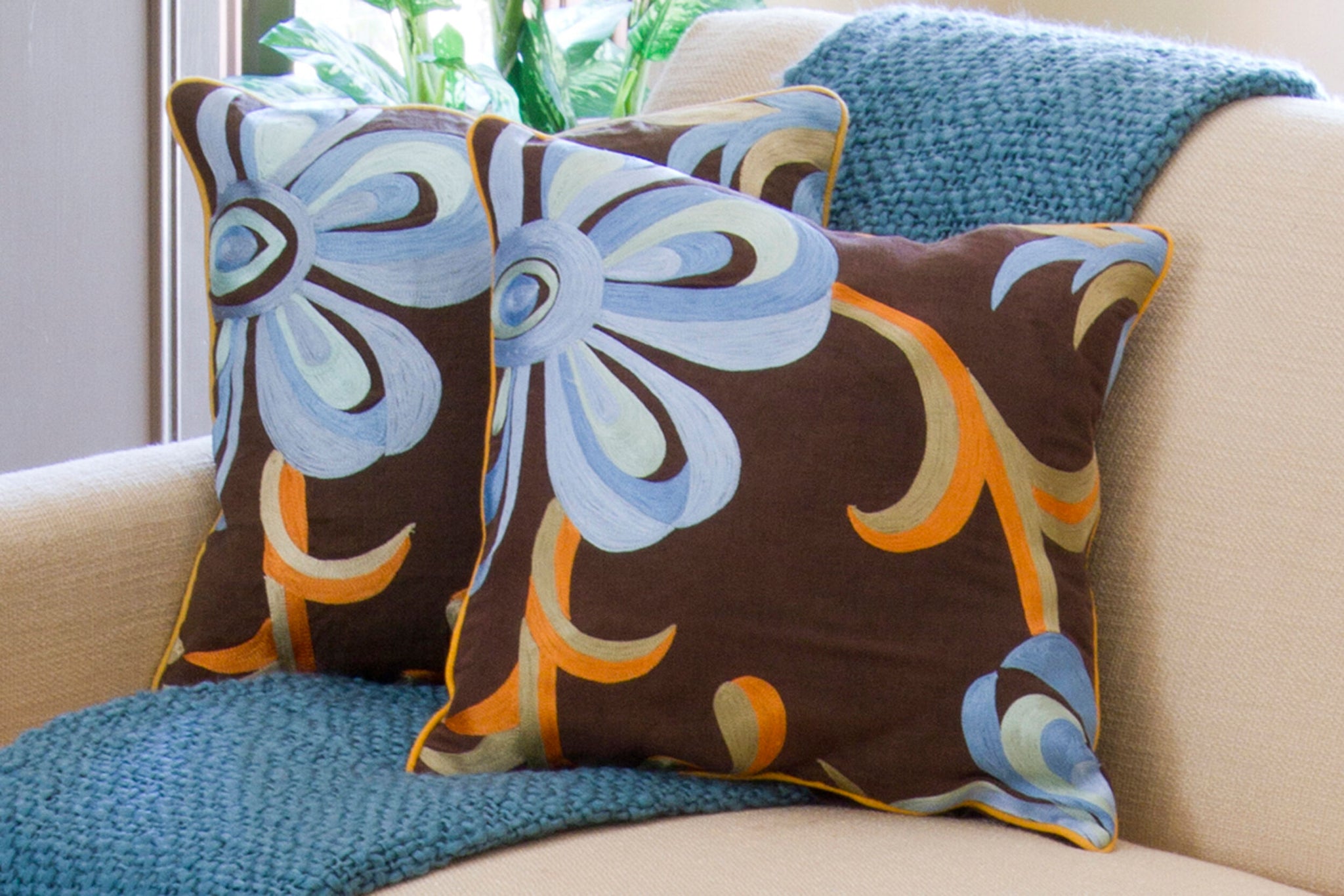 Surya Decorative Pillows P-0201 Accent Pillow