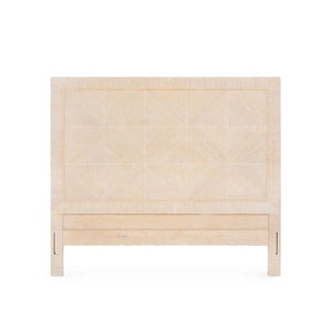 Patricia King Headboard With Bed Frame, Sand | Patricia Collection | Villa & House