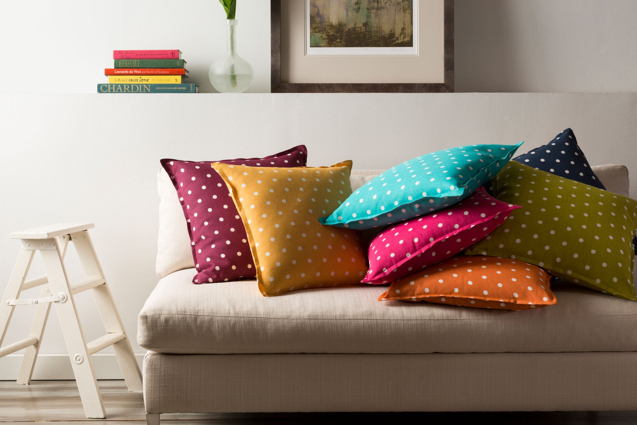 Surya Polka Dot PD-001 Accent Pillow