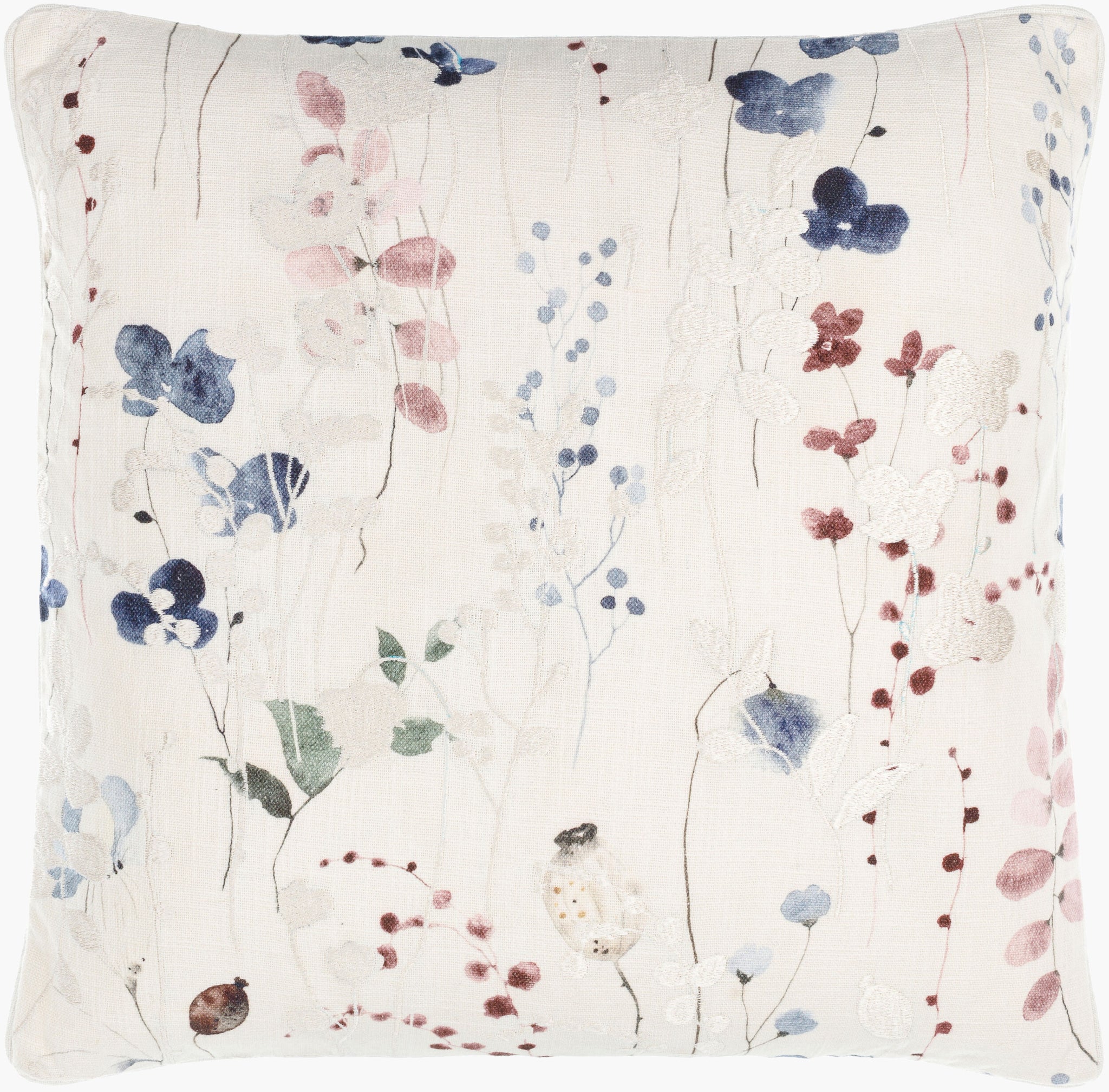 Surya Painterly Florals PFL-002 Accent Pillow