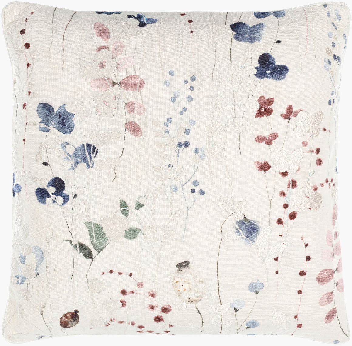 Surya Painterly Florals PFL-002 Accent Pillow