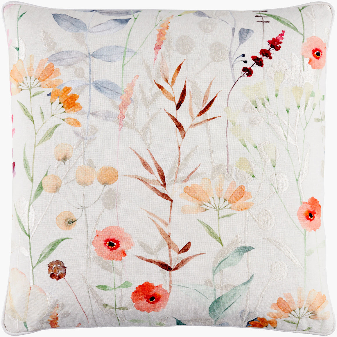 Surya Painterly Florals PFL-003 Accent Pillow
