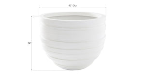 June Planter, White, LG