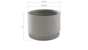 Harvest Planter, Large, Light Gray