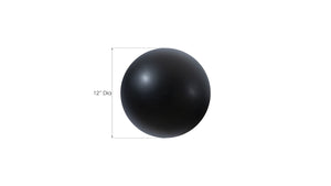 Ball on the Wall, Small, Matte Black