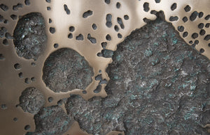 Splotch Wall Art, Square, Bronze Finish