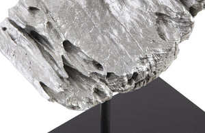 Cast Eroded Wood Circle on Stand