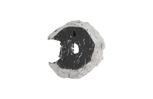 Cast Eroded Wood Circle Wall Tile