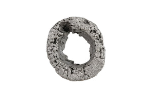 Cast Eroded Wood Circle Wall Tile