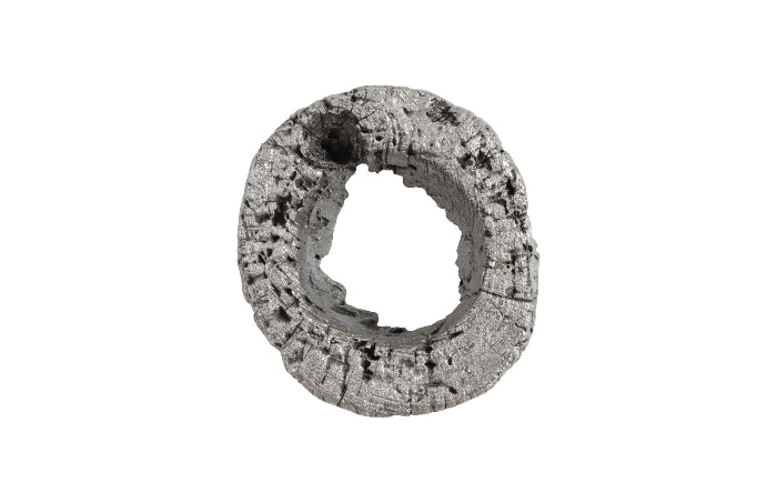 Cast Eroded Wood Circle Wall Tile