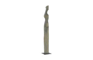 Cast Women Sculptures, B , Colossal, Splinter Stone Finish