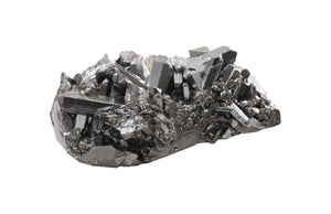 Cast Crystal Tabletop Accent, Liquid Silver, SM