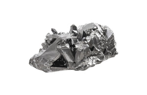 Cast Crystal Tabletop Accent, Liquid Silver, SM