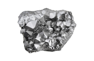 Cast Crystal Tabletop Accent, Liquid Silver, Large