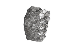 Cast Crystal Wall Art, Liquid Silver, LG