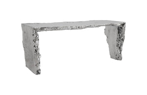 Waterfall Desk, Silver Leaf