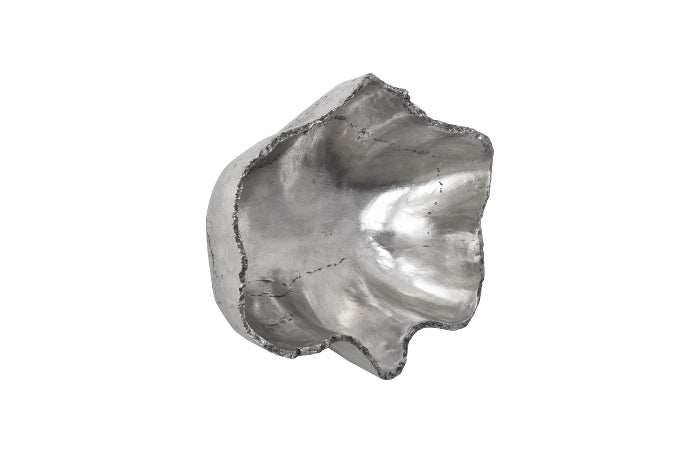 Cast Onyx Wall Bowl, Silver, SM