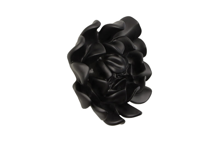 black and white succulent wall art Topsy Turvy Succulent Wall Art, Smooth Matte Black