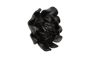 Topsy Turvy Succulent Wall Art, Smooth Matte Black