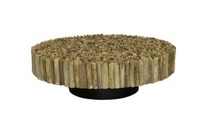 Manhattan Coffee Table, Round, with Glass