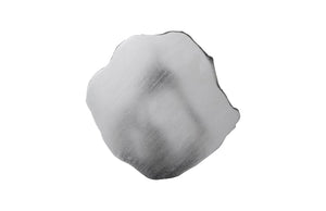 Log Pedestal, Silver Leaf