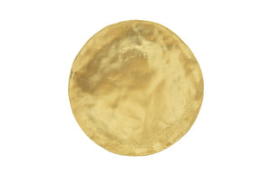 Cast Oil Drum Wall Discs, Gold Leaf, Set of 4