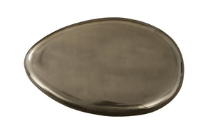 River Stone Coffee Table, Polished Bronze, Large
