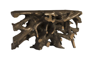 Beau Cast Root Console Table, Bronze