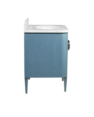 Briallen 30" Blue Vanity with Oval Undermount Sink