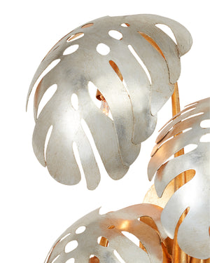 Elder Silver Wall Sconce