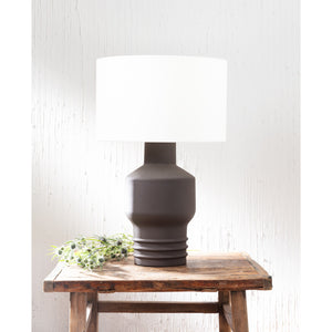 Lewis Ceramic Table Lamp (Black)