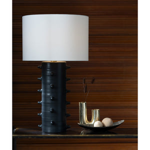 Spruce Ceramic Table Lamp (Black)