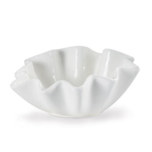 Regina Andrew Ruffled Ceramic Decorative Bowl – Large