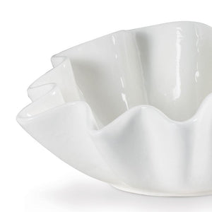 Regina Andrew Ruffled Ceramic Decorative Bowl – Large