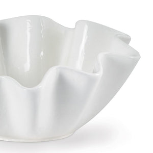 Regina Andrew Ruffled Ceramic Decorative Bowl – Large