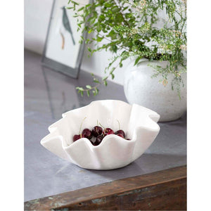 Regina Andrew Ruffled Ceramic Decorative Bowl – Large