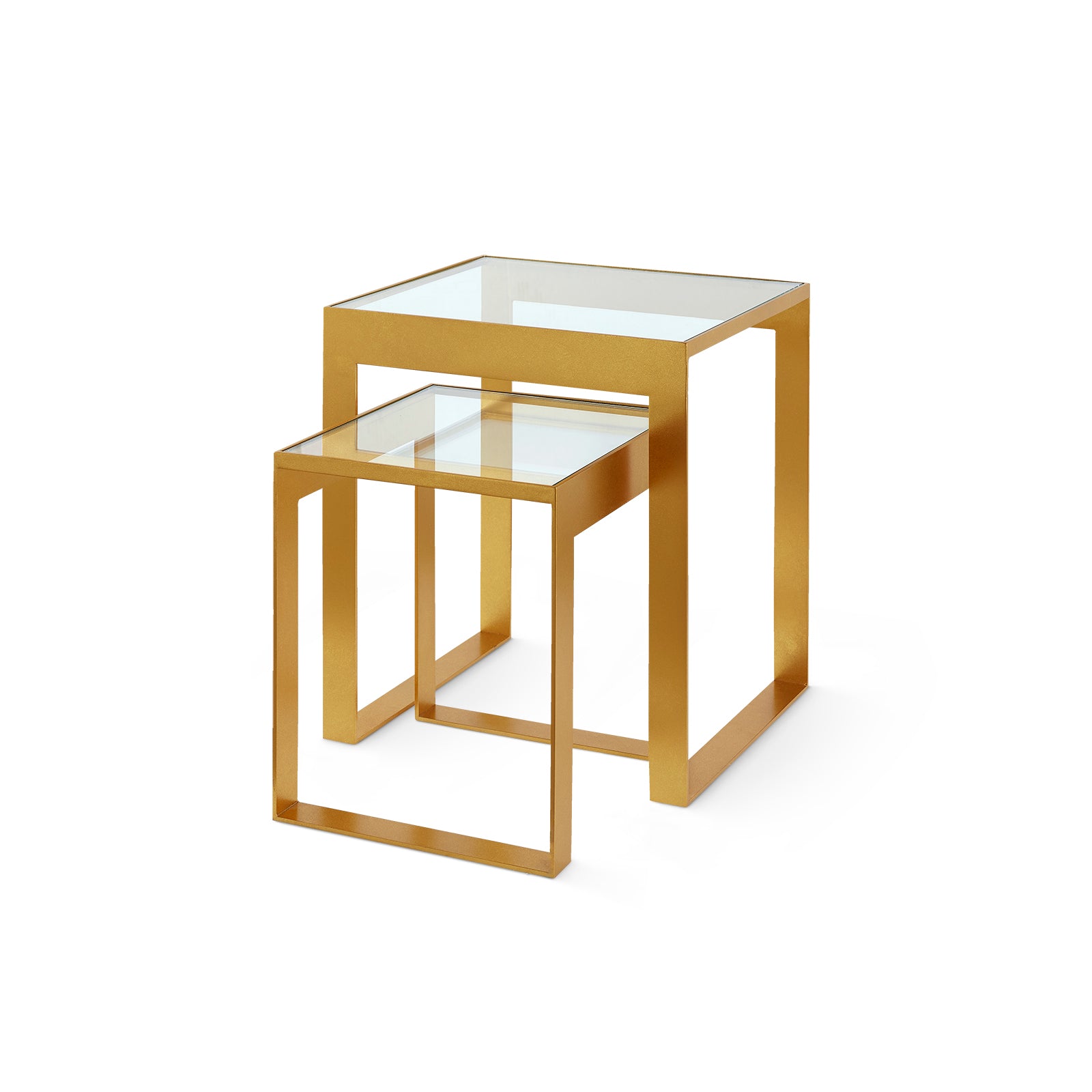 Rialto Nesting Tables Set of 2 - Gold Leaf | Rialto Collection | Villa & House