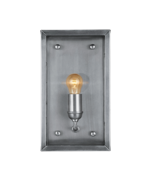 Royster Silver Outdoor Wall Sconce