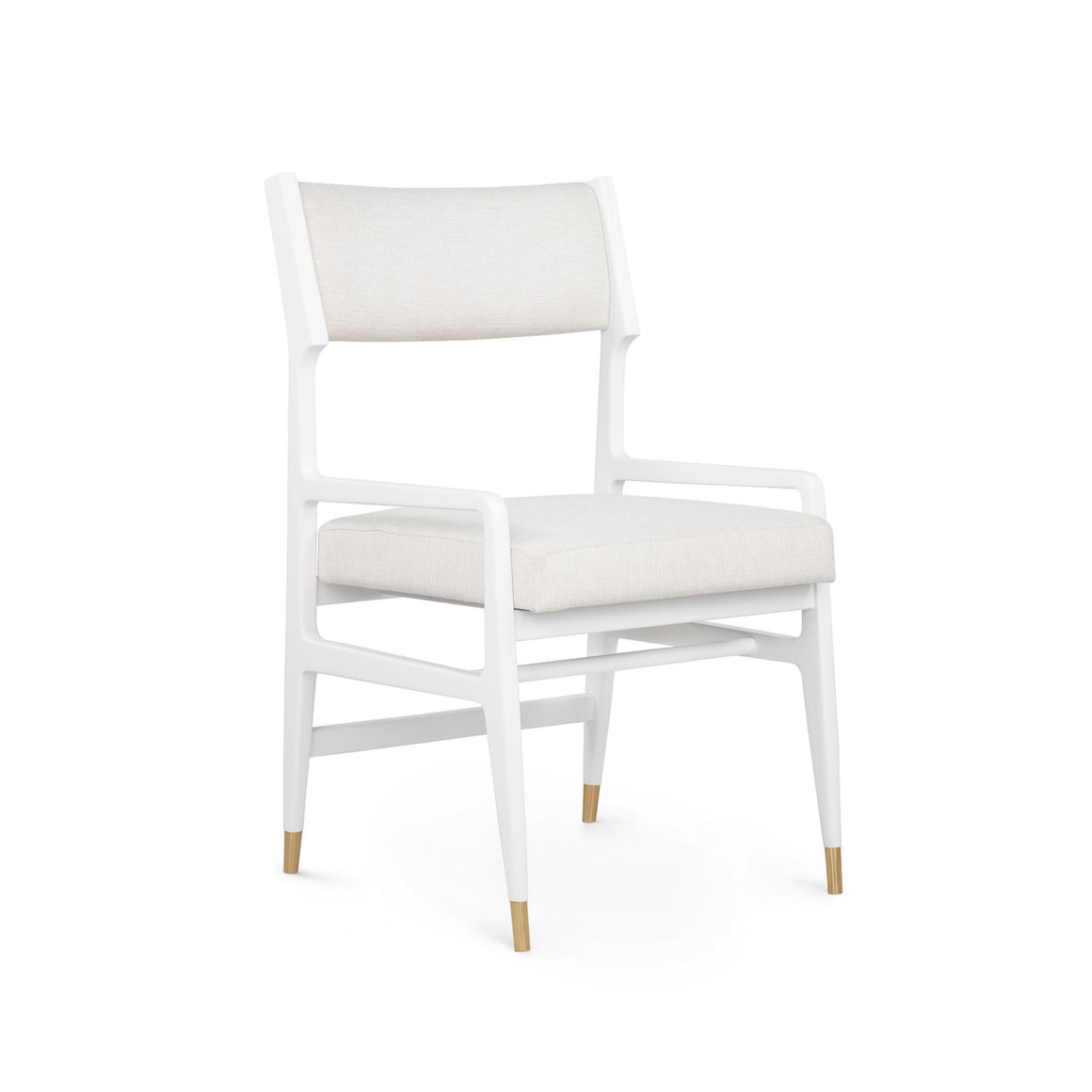 Renata Arm Chair, Eggshell White | Renata Arm Chair Collection | Villa & House