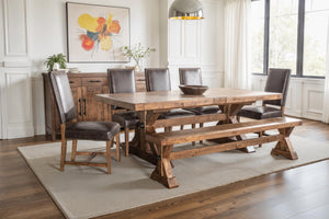 Aspen 88-100" Extension Table with Earth Finish