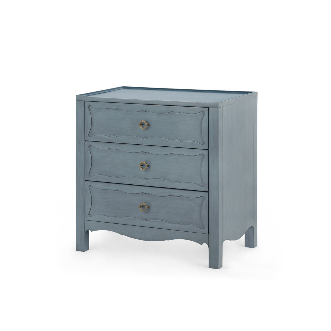 Sara 3-Drawer End Table, Foggy Horizon | Sara 3-Drawer End Table Collection | Villa & House