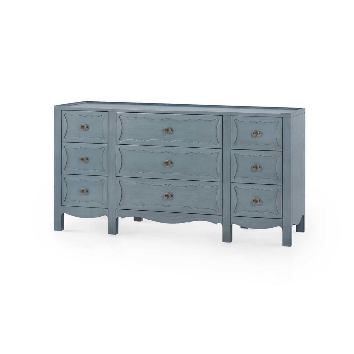 Sara Extra Large 9-Drawer Cabinet, Foggy Horizon | Sara Extra Large 9-Drawer Cabinet Collection | Villa & House