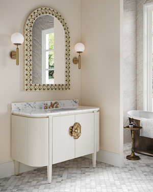 Briallen 48" Black Vanity with Oval Undermount Sink